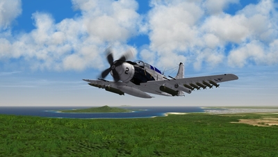 A-1E over South Vietnam