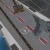 Buccaneer and F-4K on Ark Royal